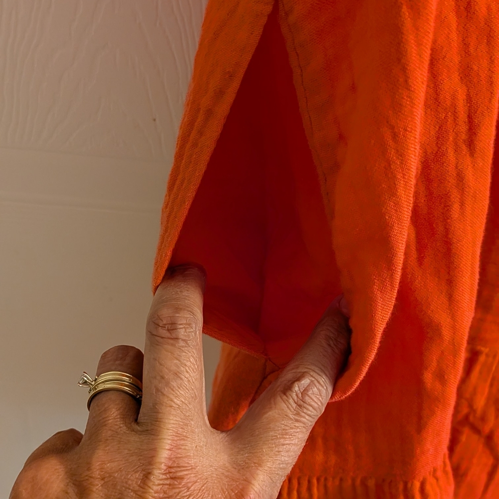 Universal Thread Orange Sleeveless Sundress - Picture 4 of 4